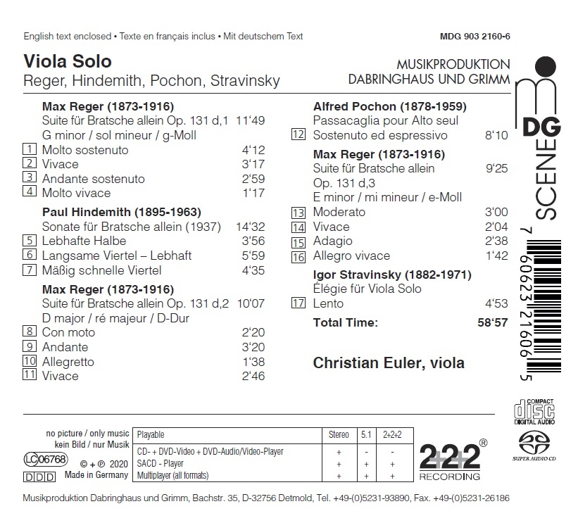 Solo Sonatas for Viola - slide-1