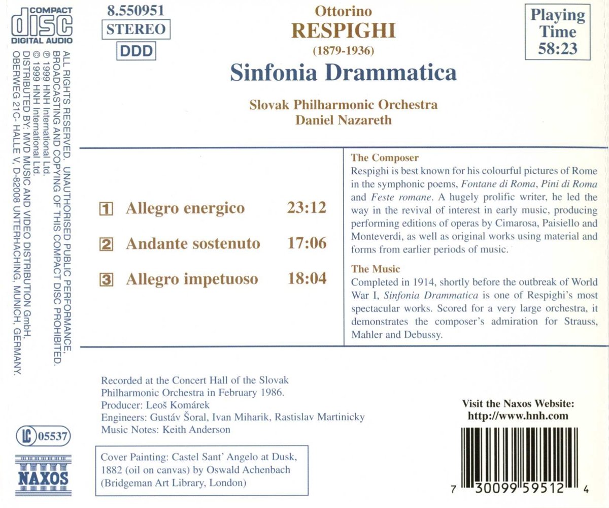 RESPIGHI: Sinfonia Drammatica - slide-1