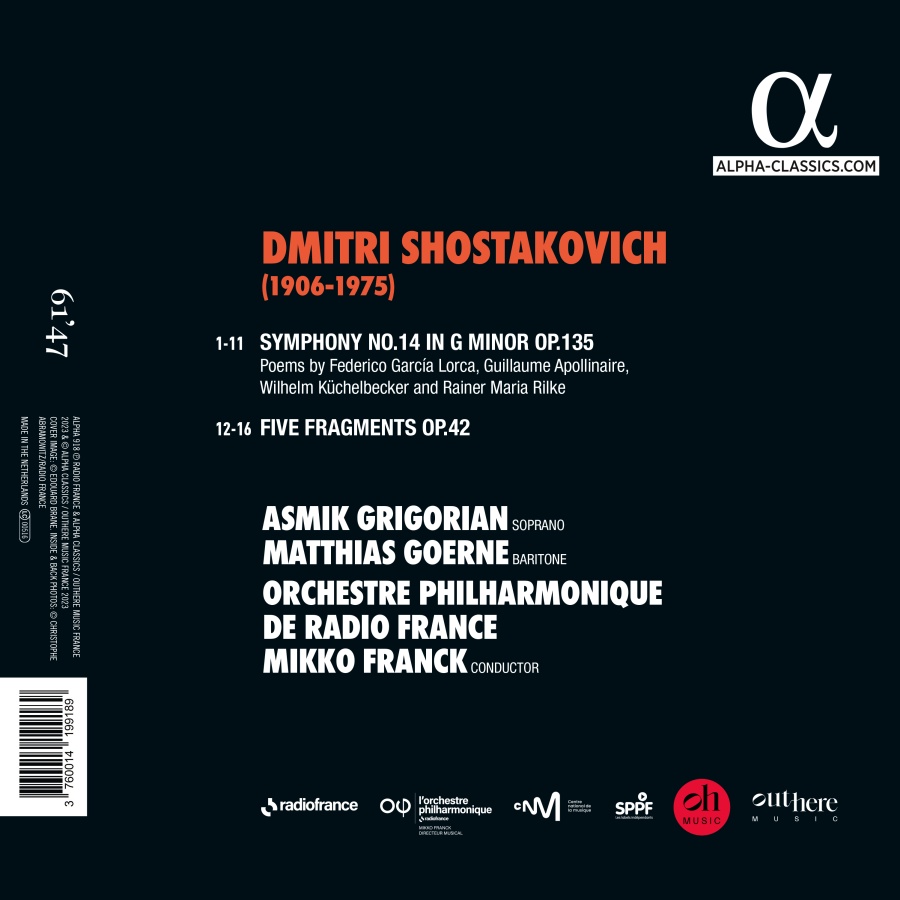 Shostakovich: Symphony No. 14 - slide-1