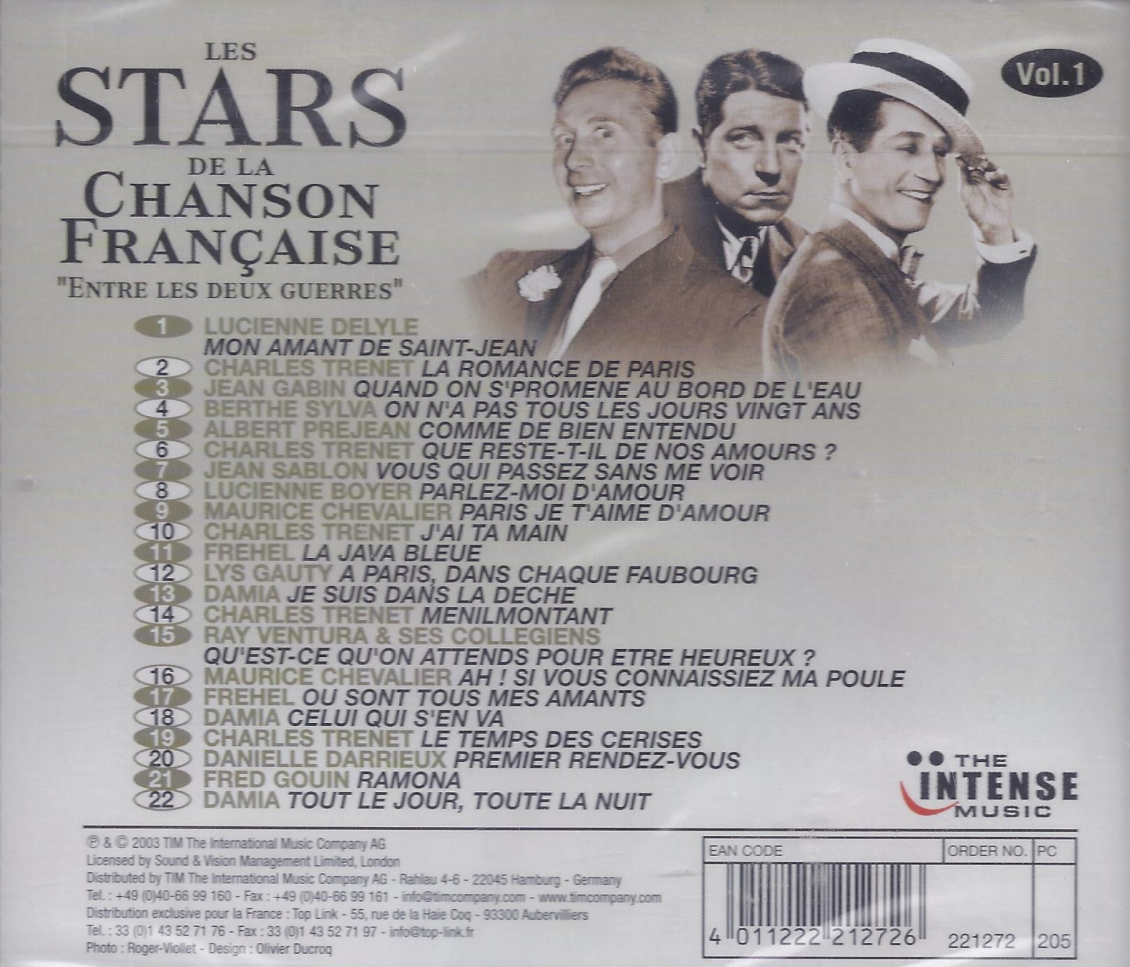 Stars de la Chanson Franciase- vol. 1 - slide-1