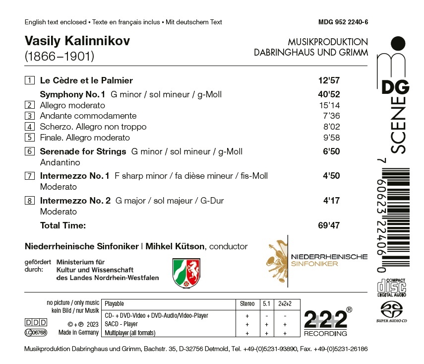 Kalinnikov: Orchestral Works - slide-1
