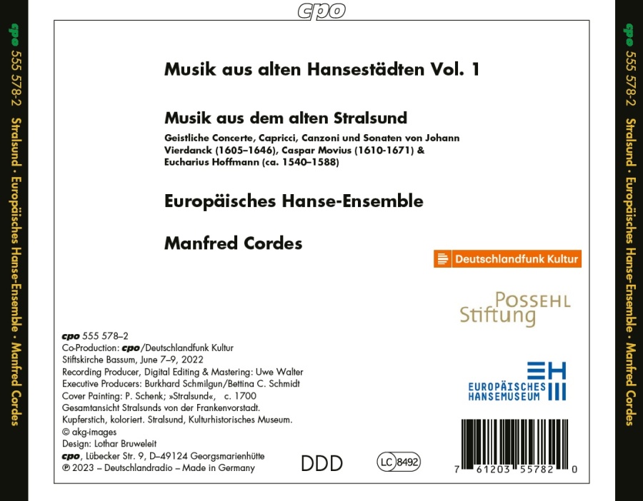 Musik aus alten Hansestädten Vol. 1 - Musik aus dem alten Stralsund - slide-1