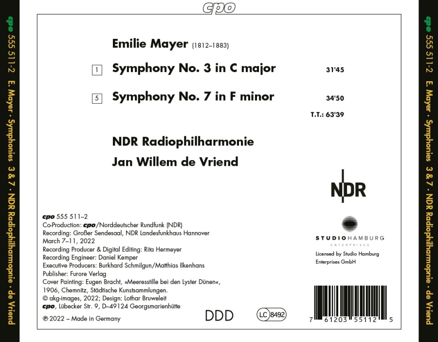 Mayer: Symphonies Nos. 3 & 7 - slide-1