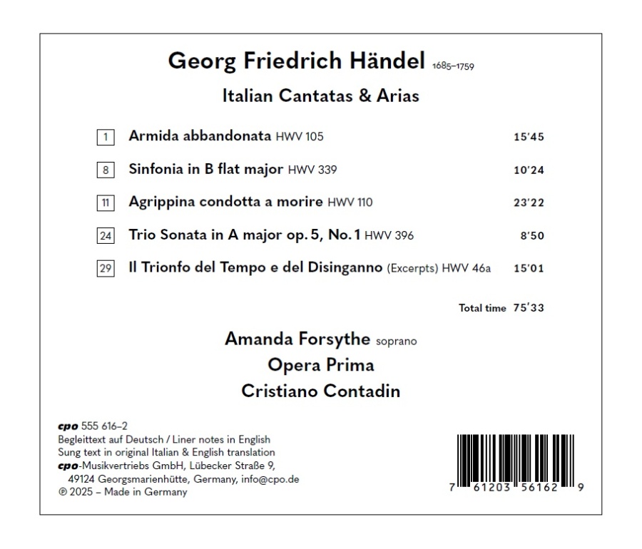 Handel: Italian Cantatas & Arias - slide-1