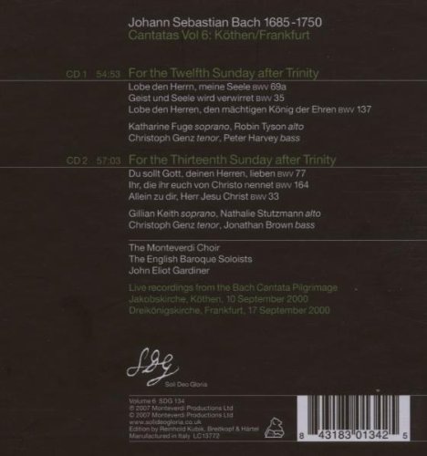 Bach: Cantatas Vol. 6 - slide-1