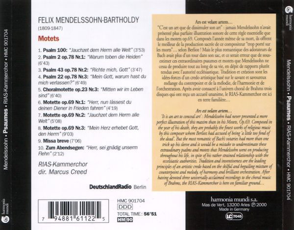Mendelssohn: Motets - slide-1