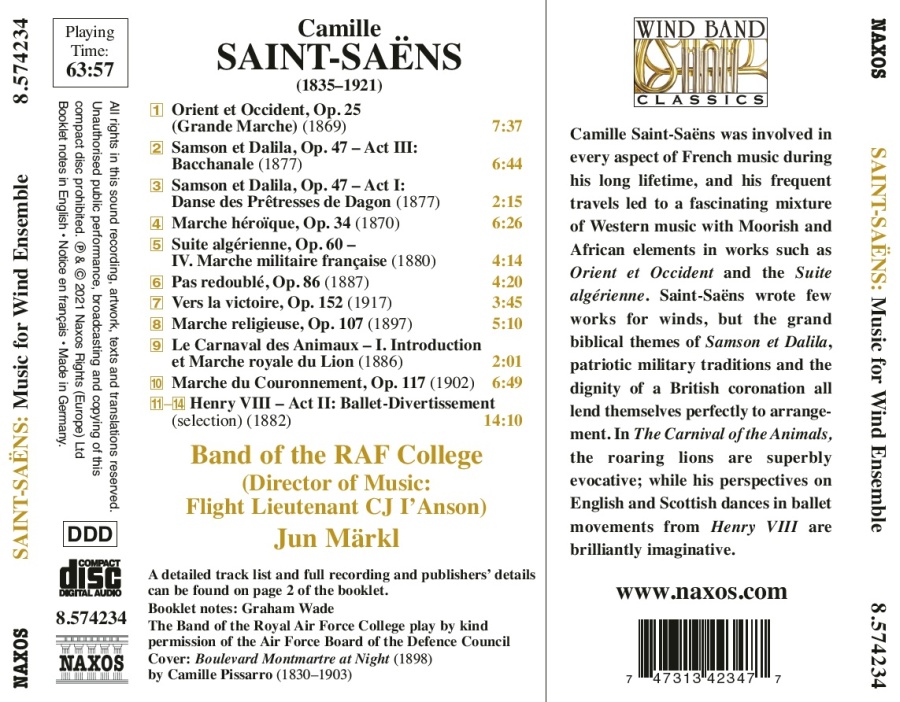 Saint-Saëns: Music for Wind Ensemble - slide-1