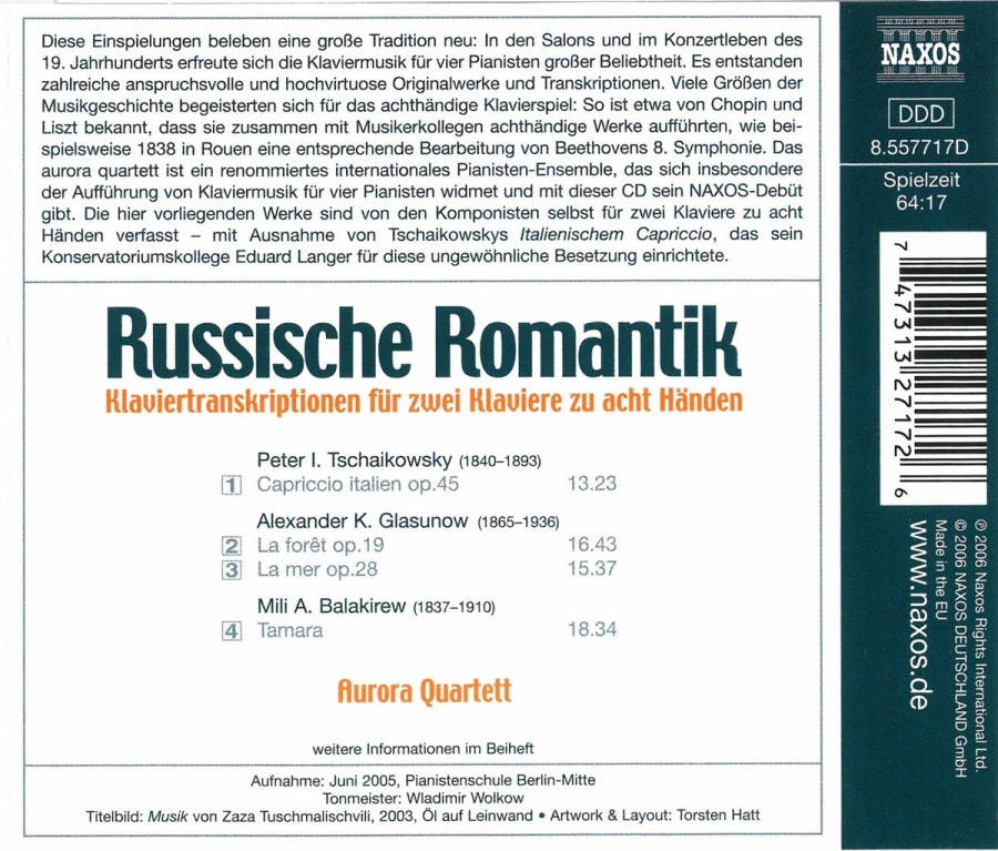 Russian Romantic Piano Transcriptions - slide-1