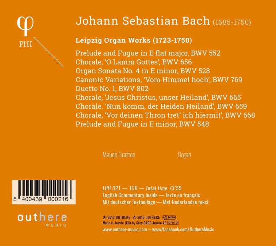 Bach: Leipzig Organ Works (1723-1750) - slide-1
