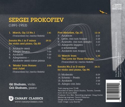 Sergei: Works for Violin & Piano - slide-1