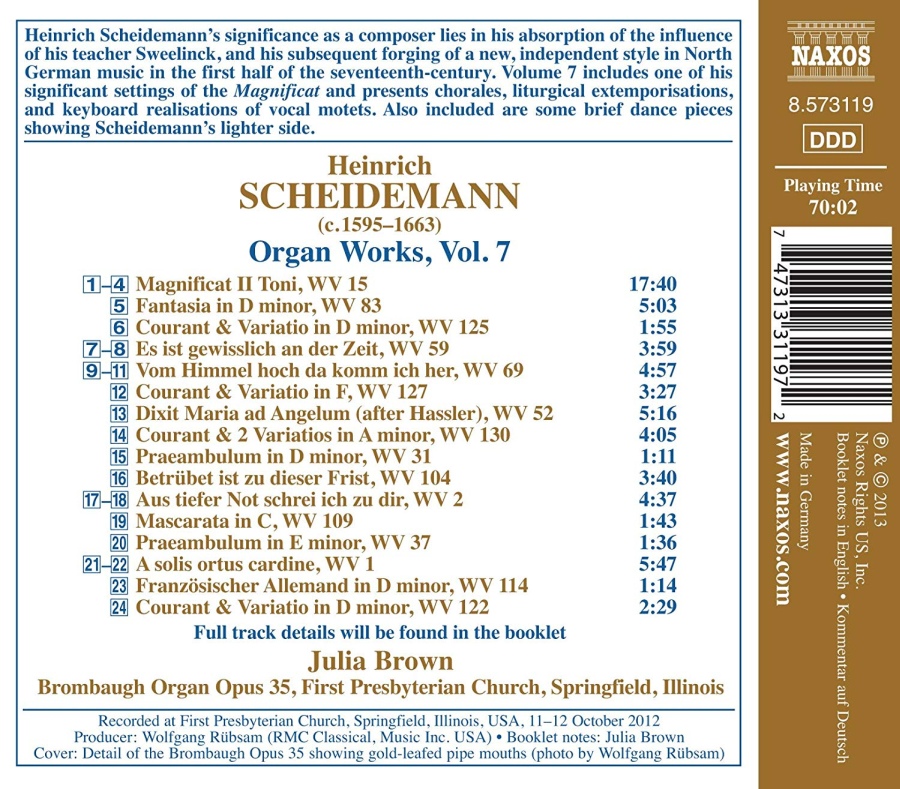 Scheidemann: Organ Works Vol. 7 - slide-1