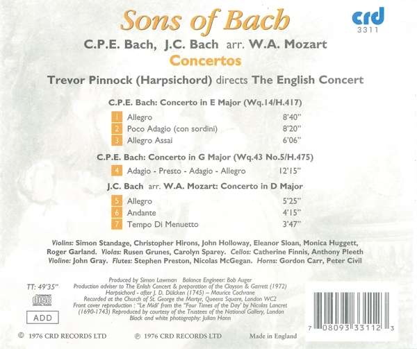 CPE Bach: Harpsichord Concertos - slide-1