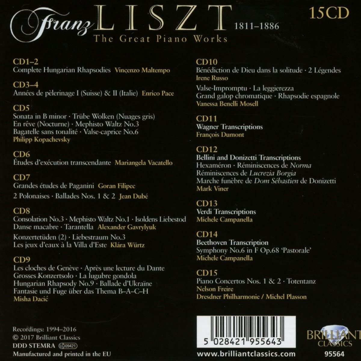 Liszt: The Great Piano Works - slide-1