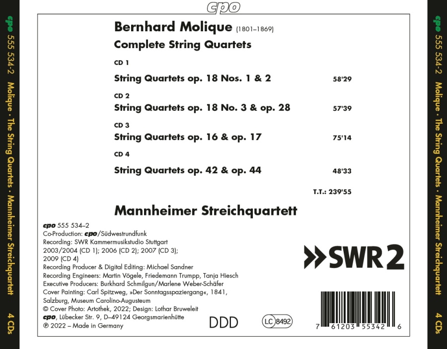 Molique: Complete String Quartets - slide-1