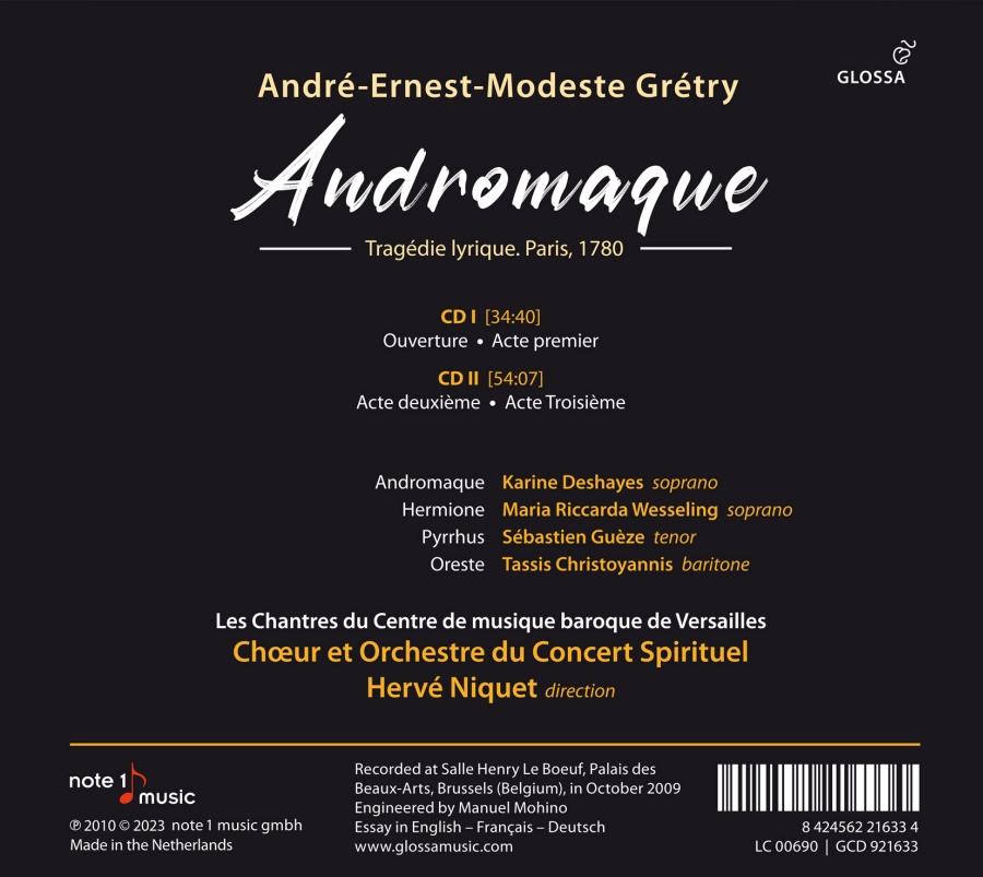 Gretry: Andromaque - slide-1