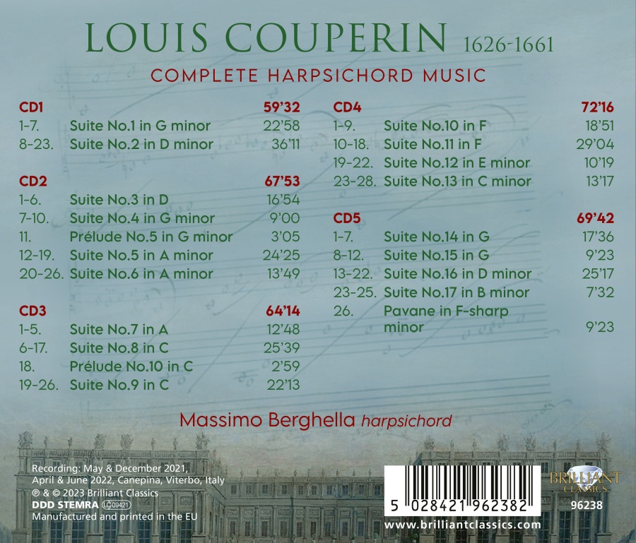 Louis Couperin: Complete Harpsichord Music - slide-1