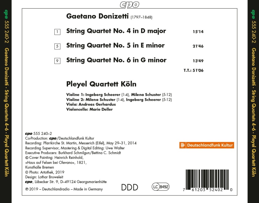 Donizetti: String Quartets Nos. 4 - 6 - slide-1