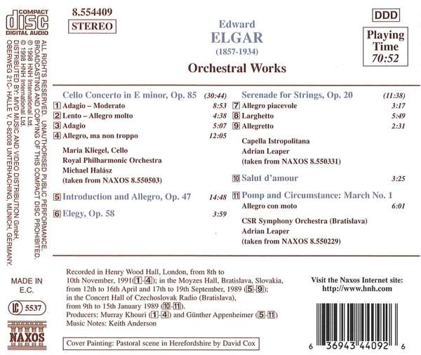 ELGAR: Cello Concertos - slide-1