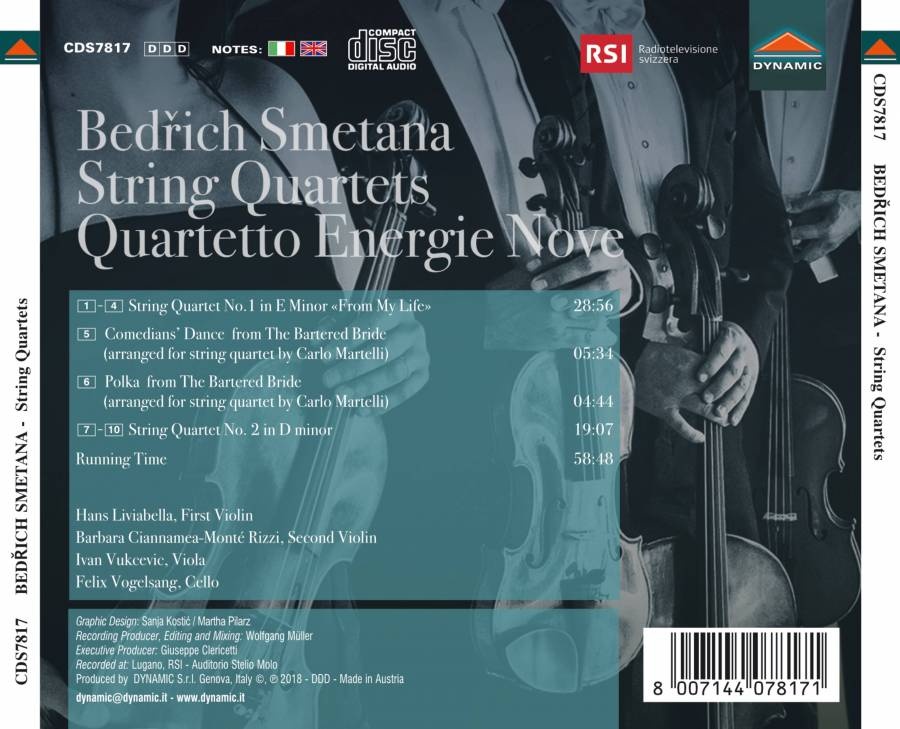 Smetana: String Quartets - slide-1