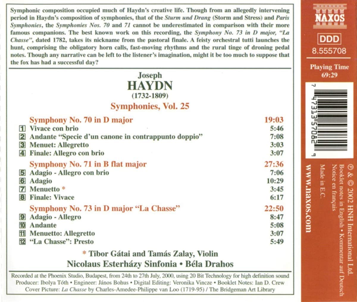 HAYDN: Symphonies nos. 70, 71 and 73 - slide-1