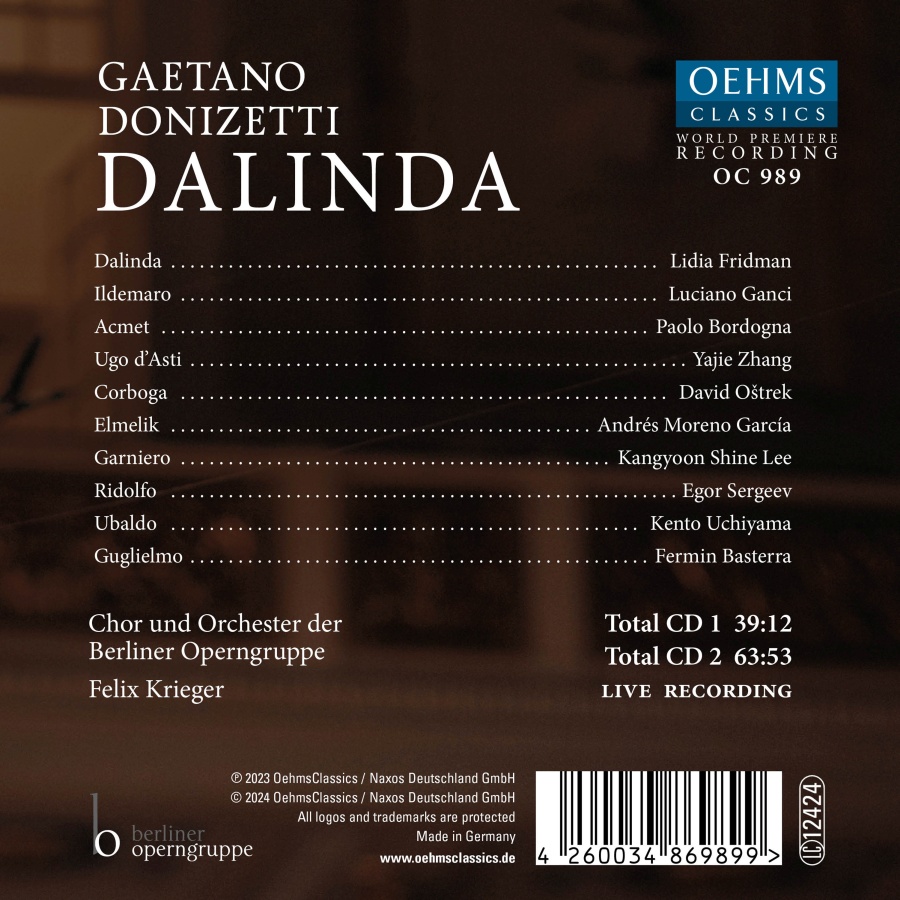 Donizetti: Dalinda - slide-1