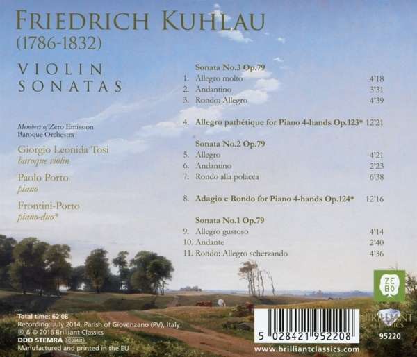 Kuhlau: Violin Sonatas - slide-1