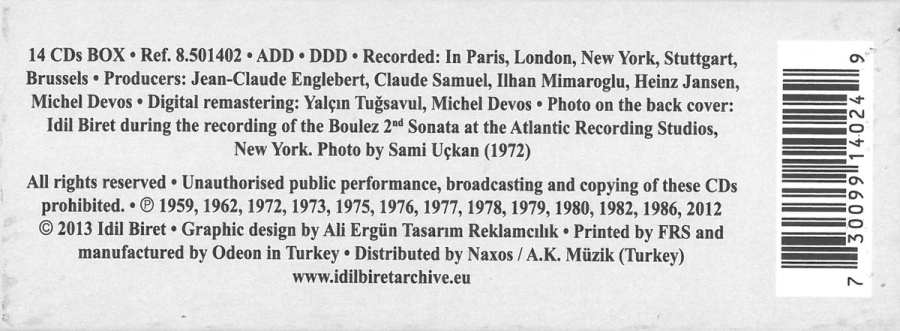 Idil Biret: LP Originals Edition (1959-1986) - Brahms, Prokofiev, Beethoven, Ravel, ... - slide-1