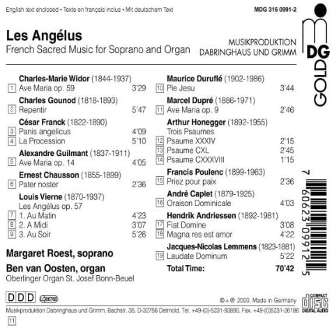 Les Angelus - French Sacred Music for Soprano and Organ - slide-1