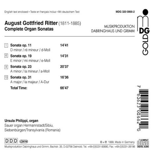 Ritter: Complete Organ Sonatas - slide-1