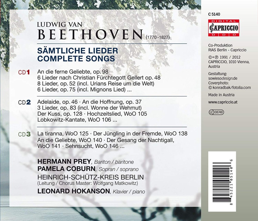 Beethoven: Complete Songs for Voice & Piano - slide-1