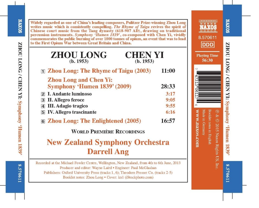 Zhou Long / Chen Yi: Symphony "Humen 1839" - slide-1