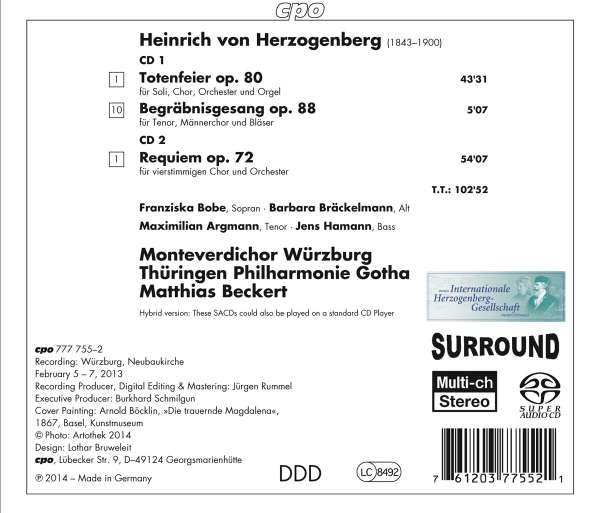 Herzogenberg: Totenfeier Requiem - slide-1