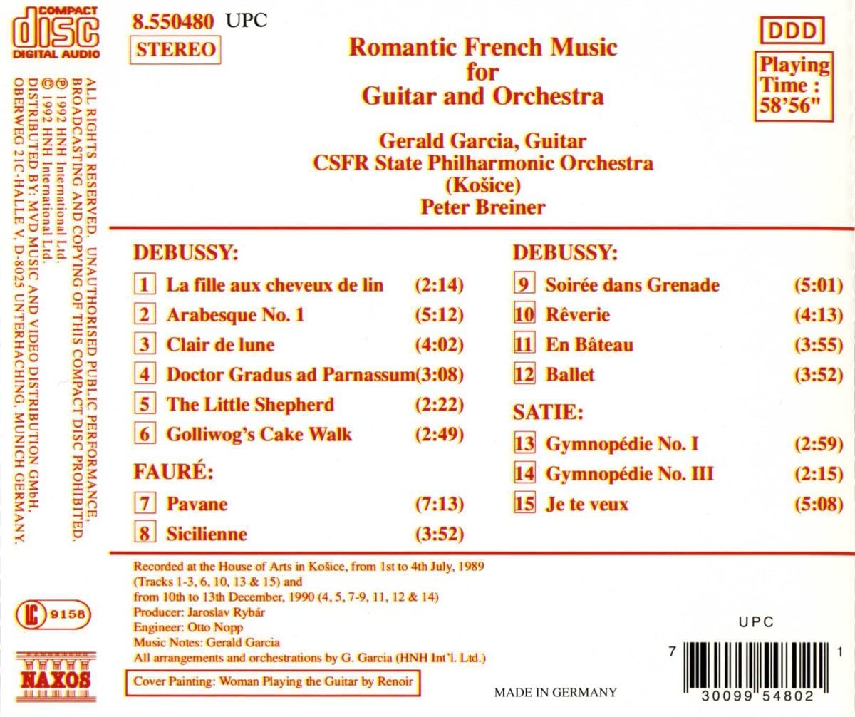 Romantic French Music for Guitar and Orchestra - slide-1