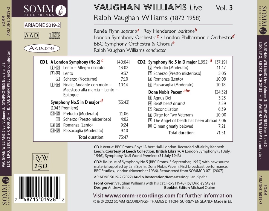 Vaughan Williams Live Vol. 3 - slide-1