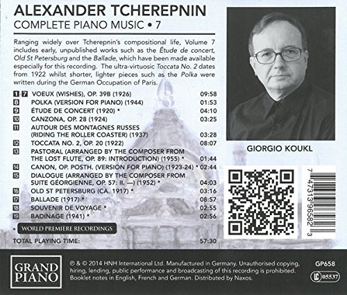 Tcherepnin: Complete Piano Works Vol. 7 - slide-1