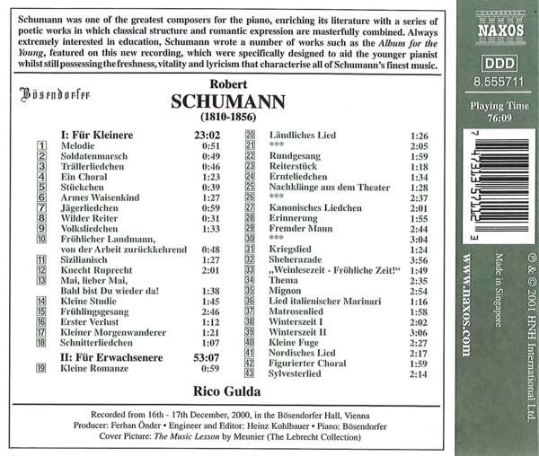 SCHUMANN: Album fur die Jugend - slide-1