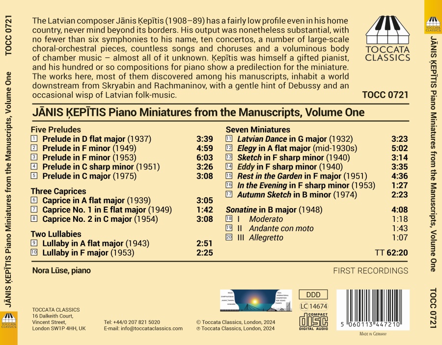 Kepitis: Piano Miniatures Vol. 1 - slide-1