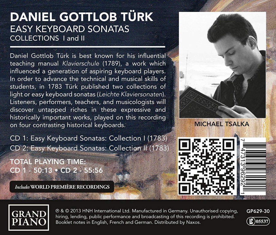 Türk: Easy Keyboard Sonatas - Collections I & II - slide-1
