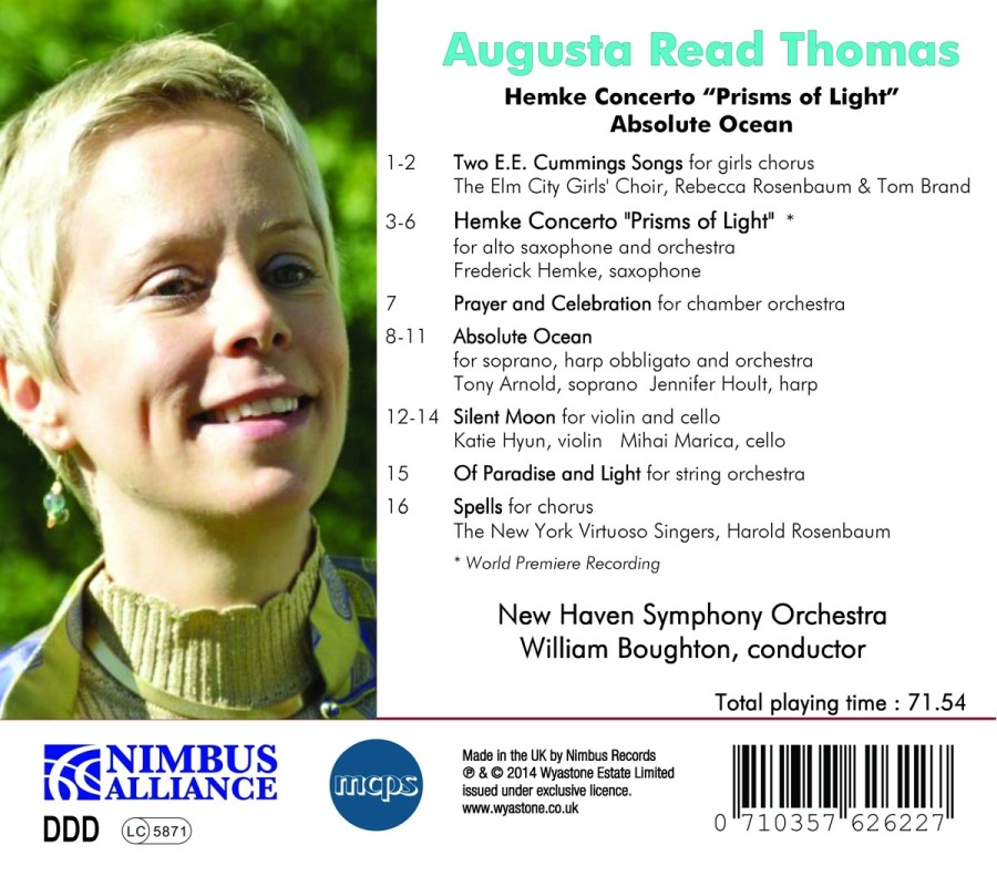 A Portrait of Augusta Read Thomas - Hemke Concerto ‘Prisms of Light’; Absolute Ocean - slide-1