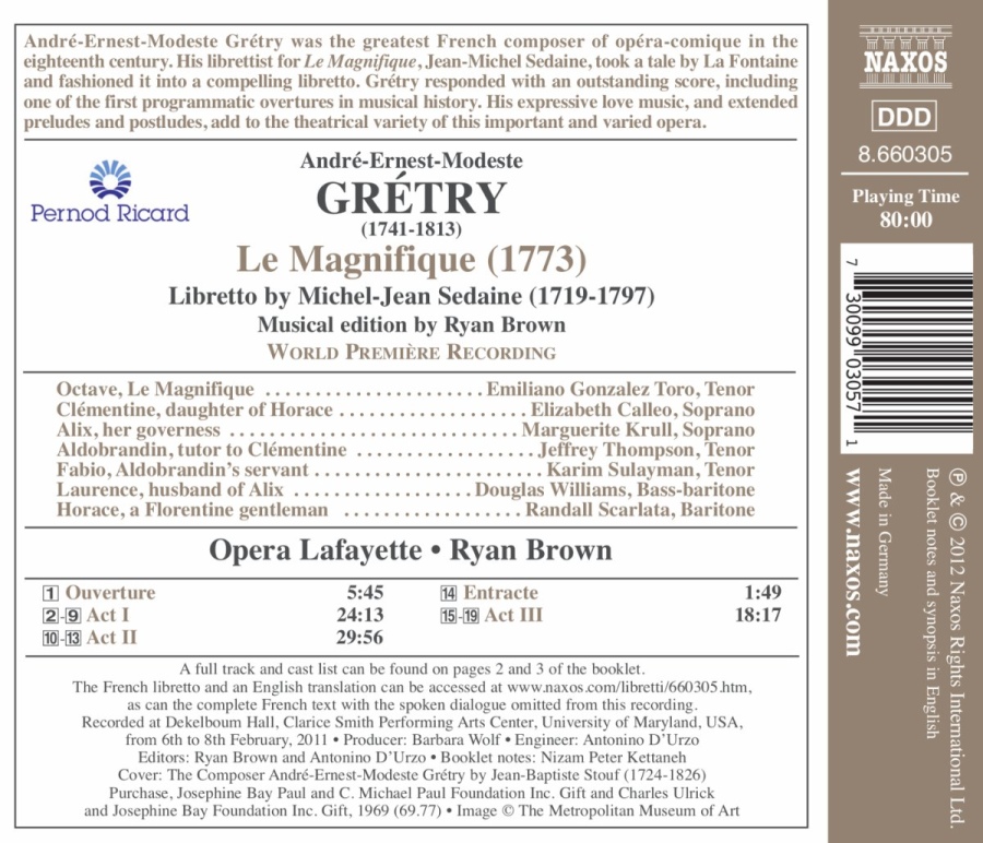 Gretry: Le Magnifique - slide-1