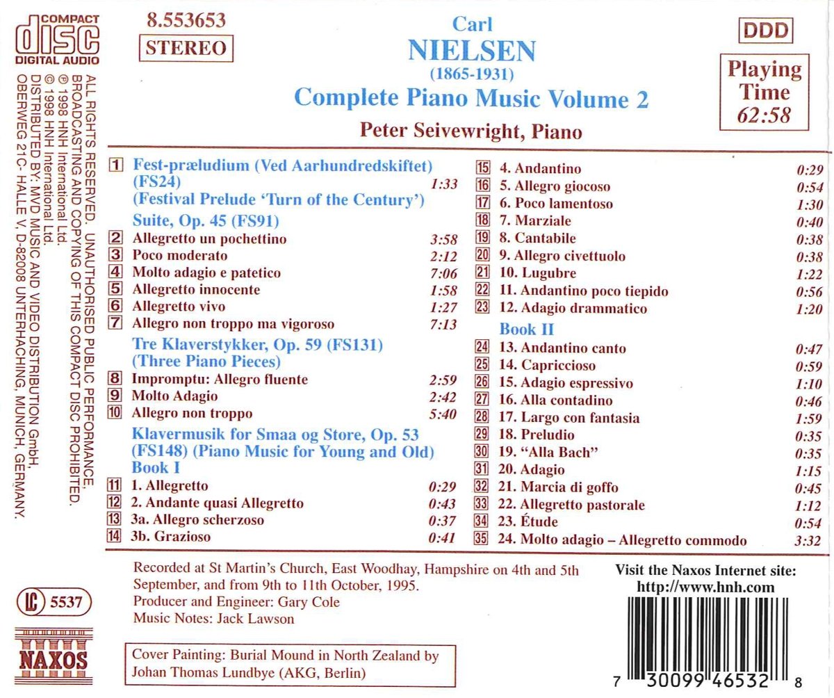 NIELSEN: Complete Piano Music - slide-1