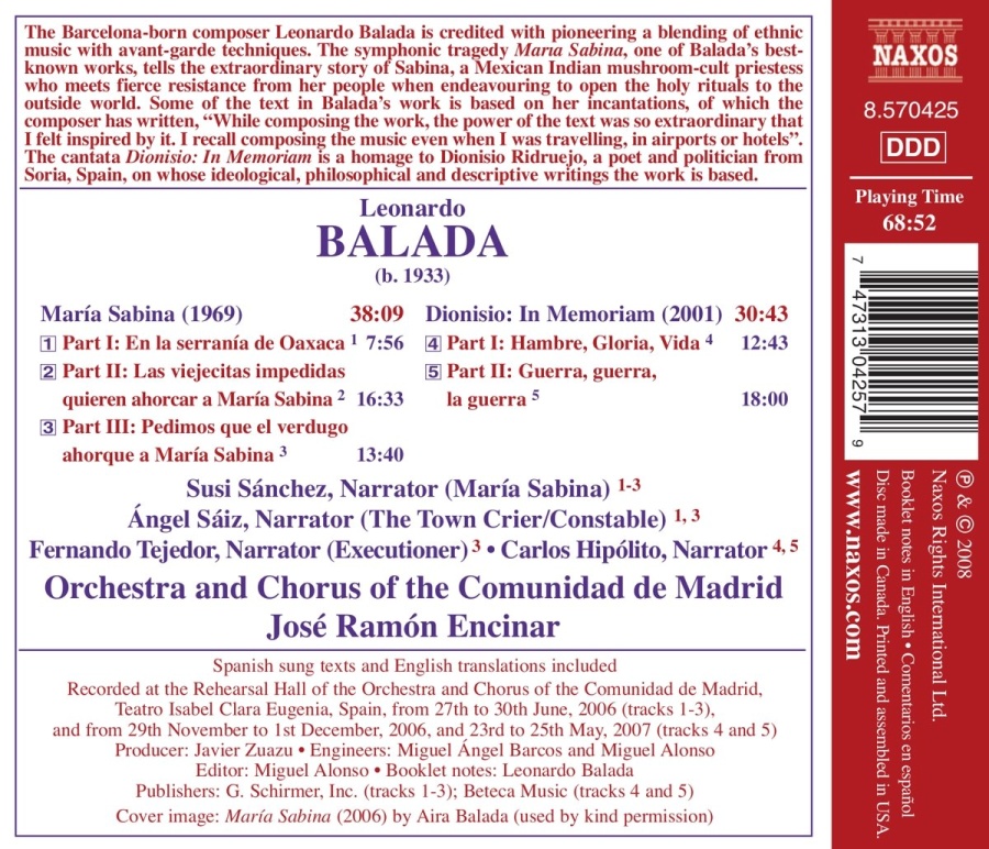 BALADA: Maria Sabina; Dionisio - In Memoriam - slide-1