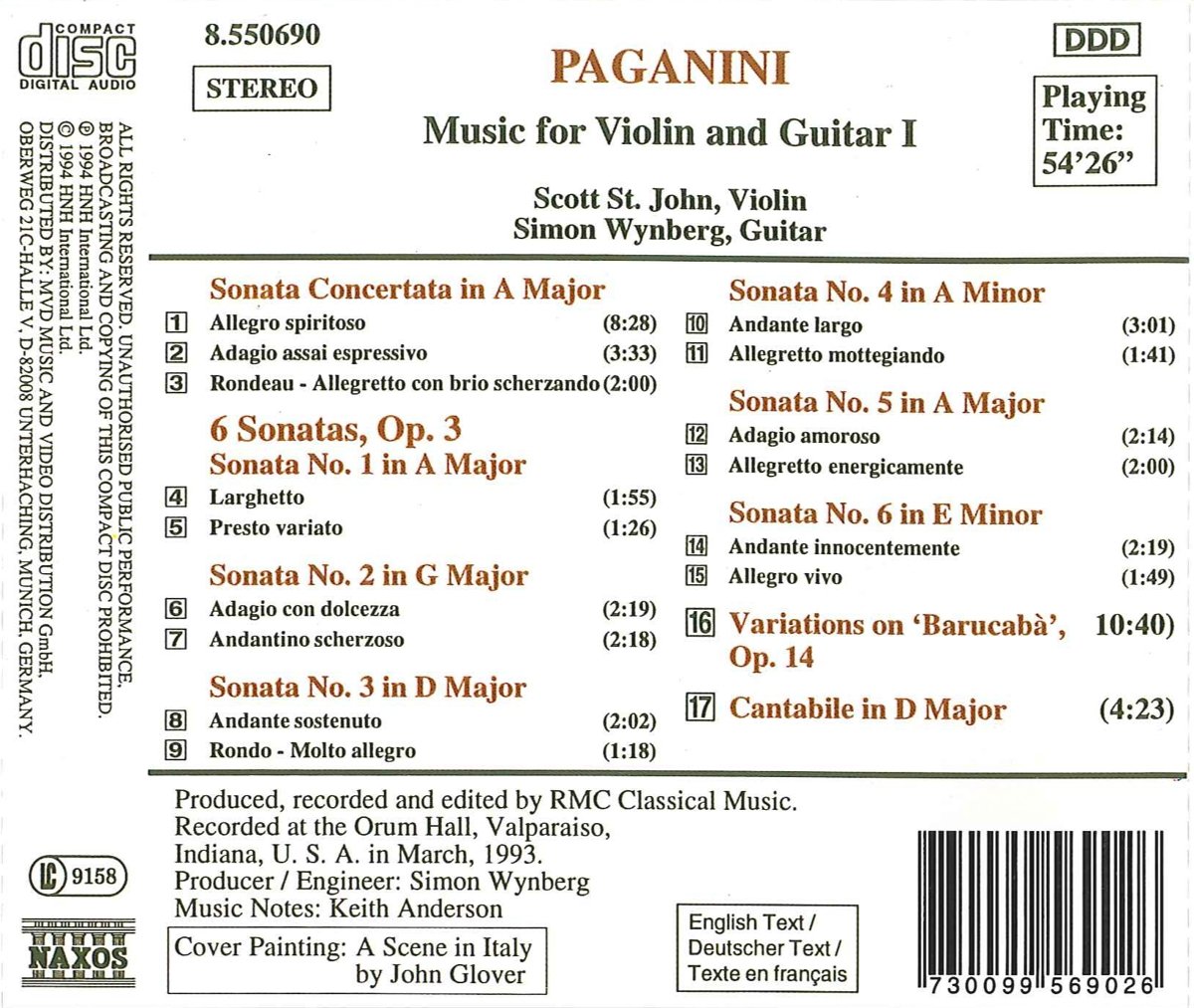 PAGANINI: Violin & Guitar 1 - slide-1