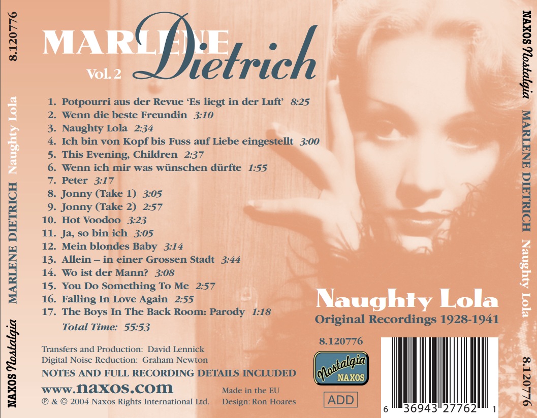 Dietrich, Marlene: Naughty Lola (1928-1941) - slide-1