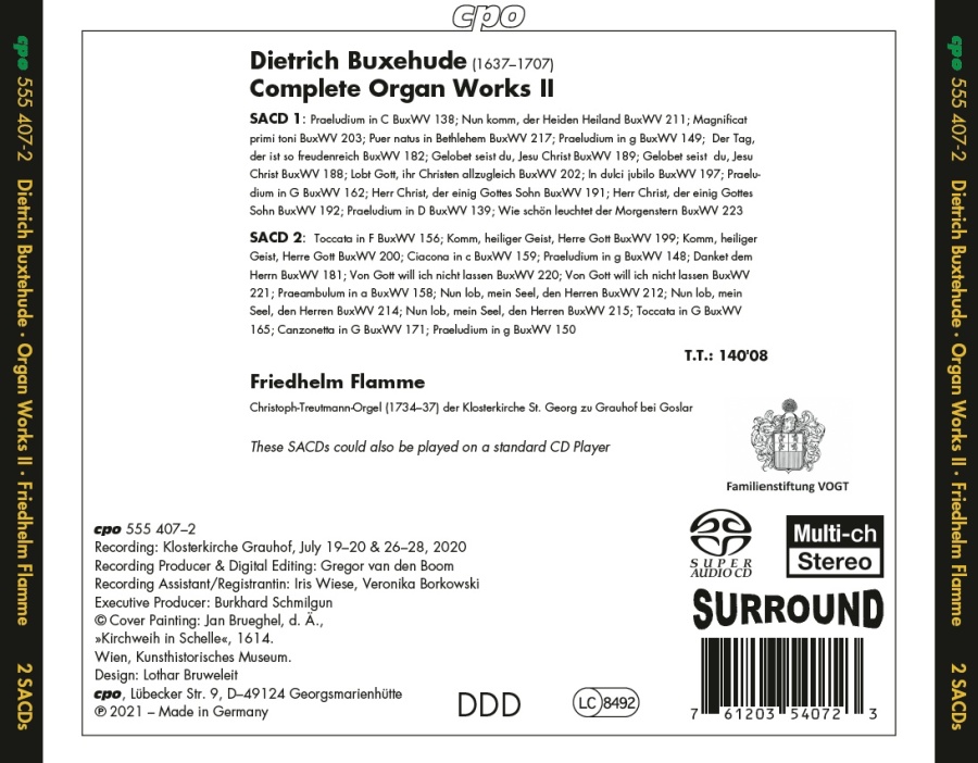 Buxtehude: Complete Organ Works Vol. 2 - slide-1