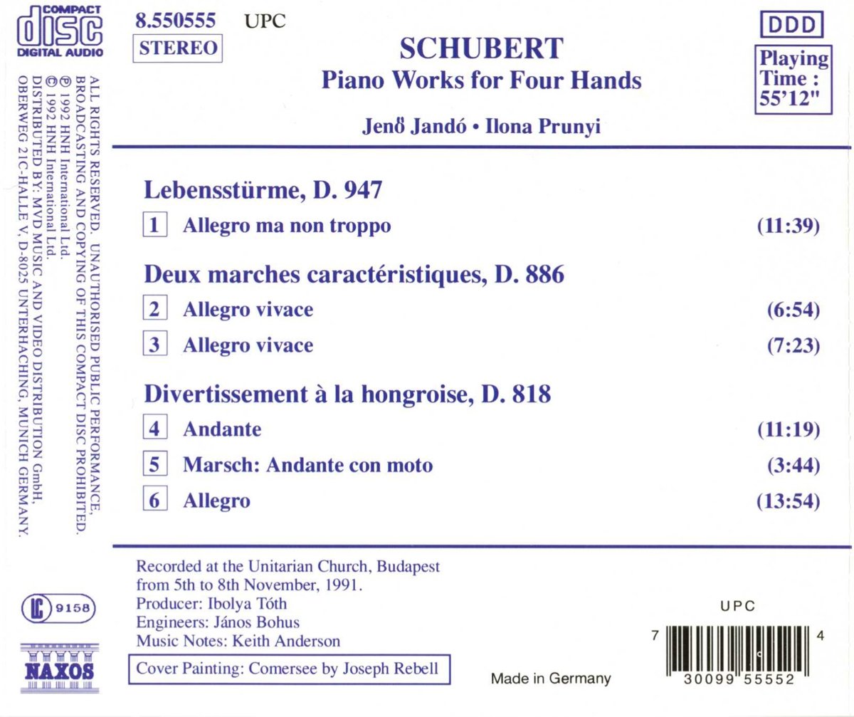 SCHUBERT: Piano Works 4 hands - slide-1