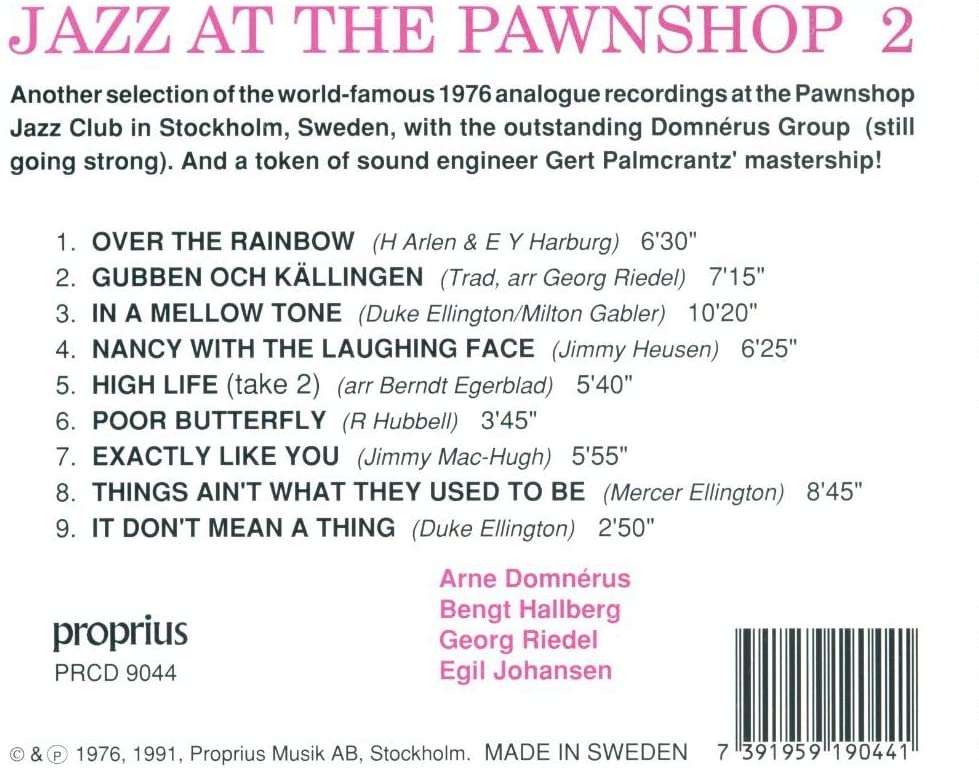 Jazz At The Pawnshop Vol. 2 - slide-1