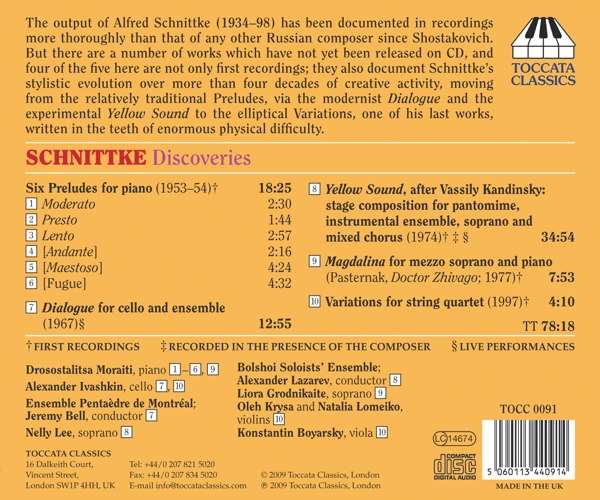 Schnittke: Discoveries - slide-1