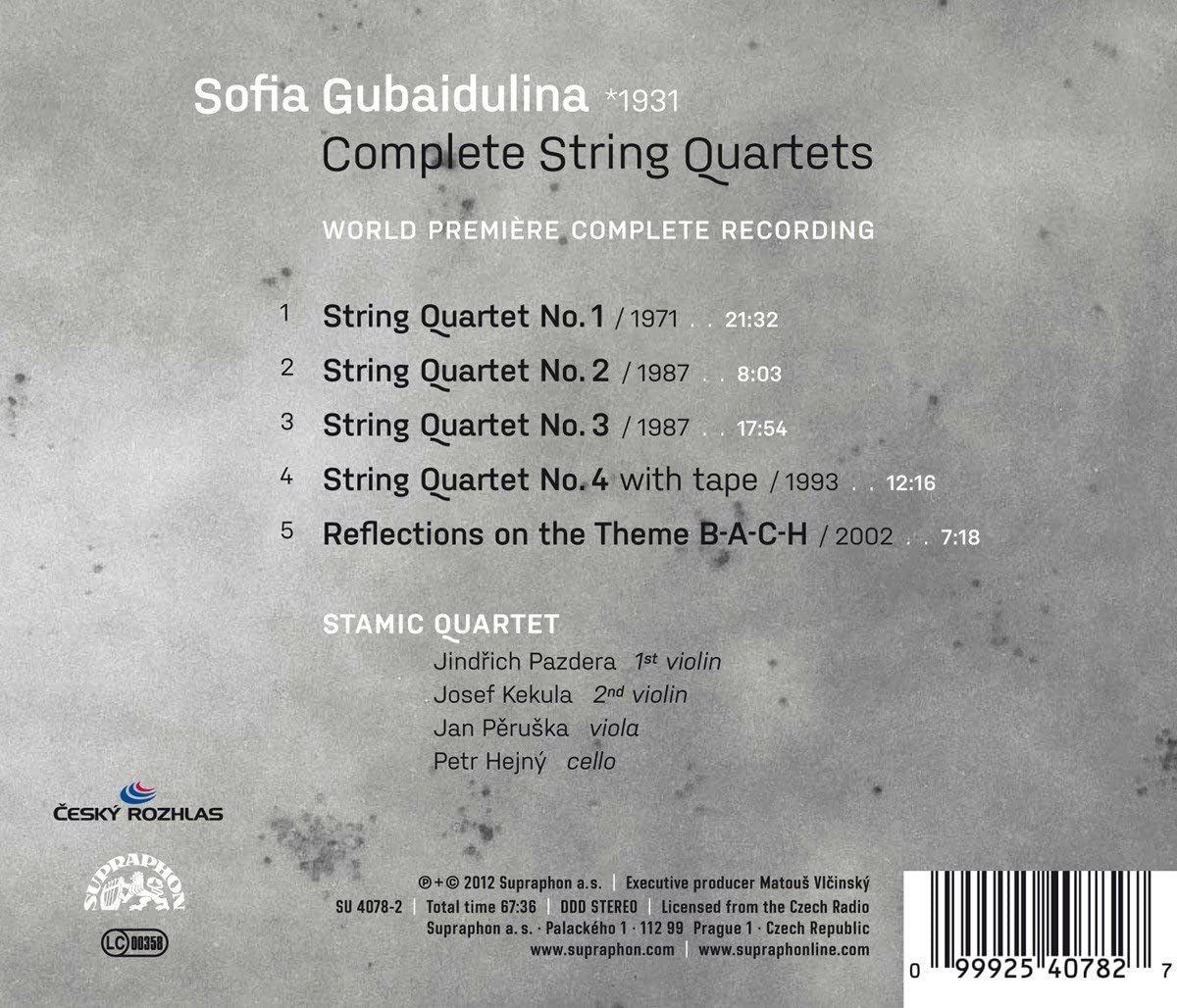 Gubaidulina: Complete String Quartets - slide-1