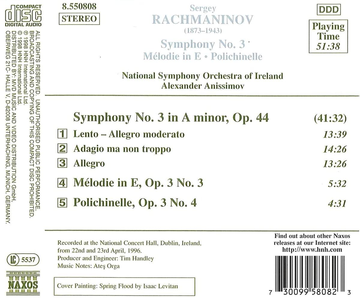 RACHMANINOV: Symphony no. 3 - slide-1